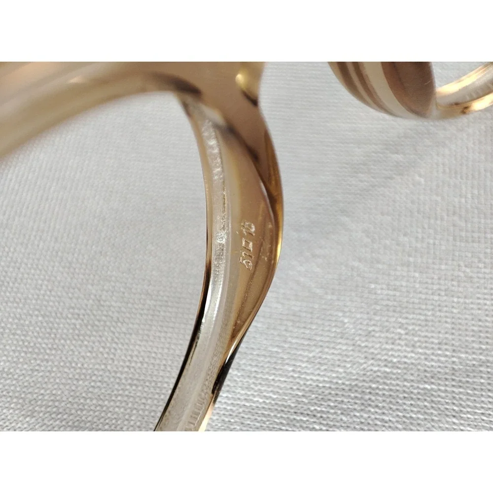 Burberry B 2318 3856 Transparent Tan Check Eyeglass Frames 51-18-140‎ Case - Picture 13 of 14